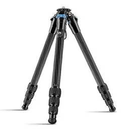 Produktbild: SIRUI AM-284 Carbon Kamera Reise Stativ für professionelles Fotografie, 4 Beinabschnitte, Drehbeinverriegelung, Kamerastativ/Reisestativ/Tripod mit abnehmbaren Edelstahl-Spikes, belastbar bis 15 kg