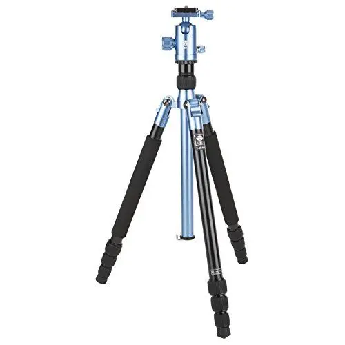 Produktbild: Sirui T-004BX/C-10S Traveler Light Dreibeinstativ mit Kugelkopf (Alu, Höhe: 139 cm, Gewicht: 0,95 kg, Belastbarkeit: 6 kg) blau