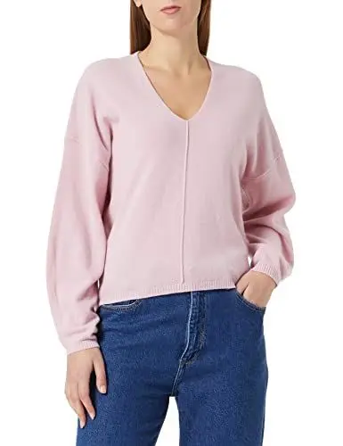 Produktbild: Sisley Damen V Neck L/S 1044M400B Sweater, Pink 223, L