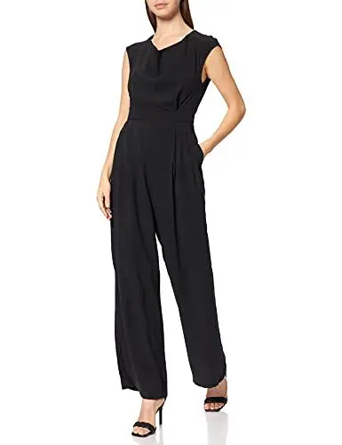Produktbild: Sisley Women's Overall 4WVM581A7 Suit Pants, Nero 100, 36