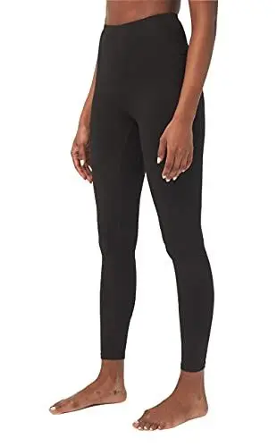Produktbild: sissycos Damen Sport Leggings mit Taille Hoher, Yogahosen Push up Strumpfhose Sanft Blickdicht, Jogginghose für Laufen Fitness Pilates(Schwarz,L)