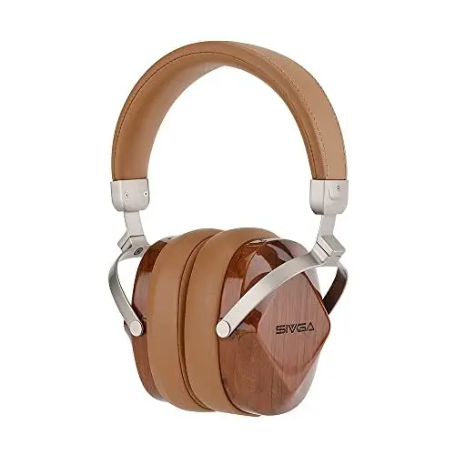 Produktbild: SIVGA Oriole Classic Holz Geschlossen Zurück Verdrahtet Dynamischen Kopfhörer (Braun)