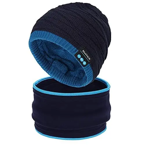 Produktbild: SIVITICK Bluetooth Mütze Geschenke für Männer Frauen Teenager Winter Mütze mit Kopfhörern Bluetooth Jungen Papa