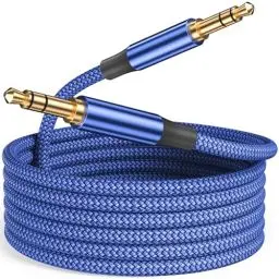 Produktbild: Siwket 3.5mm Aux Kabel 8m, lange Audio Kabel Nylon Klinke auf Klinkenkabel Stereo Audiokabel für Smartphones, iPhone/iPod,Tablet, Auto, Handy, PC, MP3/MP4 Player, Auto, Lautsprecher, Kopfhörer,usw.