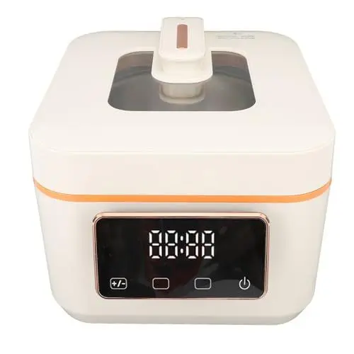 Produktbild: Kohlenhydratarmer Reiskocher, 700 W, 3 Liter Antihaftbeschichtung Reiskocher mit niedrigem Zuckergehalt Multi-Funktion Digitalbild Elektrischer Kornkocher mit Antihaft-(EU-Stecker)