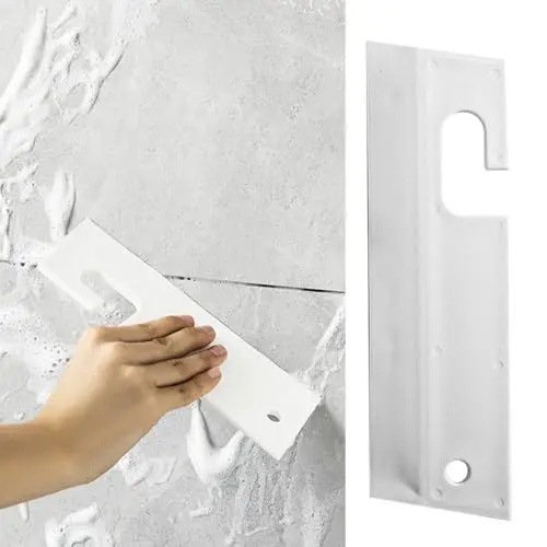 Produktbild: SIXRUN Duschabzieher, PP-Silikon, Fensterwischer, Spiegelreinigung, Schaberbrett mit Aufhängeloch für Badezimmer, Glas, Auto, Windschutzscheibe, Silikonabzieher