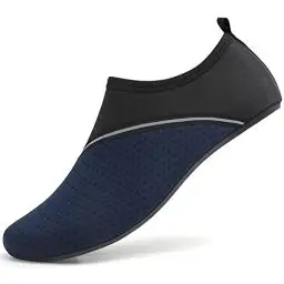 Produktbild: Sixspace Badeschuhe Damen Herren Wasserschuhe Schwimmschuhe Männer Frauen Strandschuhe Aquaschuhe Barfußschuhe für Strand,Pool,Meer,Wassersport,Tauchen,Surfen,Aqua Cycling(Schwarz/Blau,39 EU)