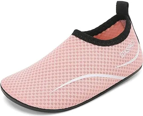 Produktbild: Sixspace Badeschuhe Kinder Wasserschuhe Jungen Mädchen Schwimmschuhe Schnell Trocknend Strandschuhe Aquaschuhe für Beach Pool(Rosa,28 EU)