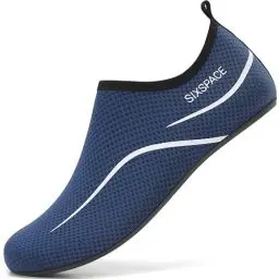 Produktbild: Sixspace Badeschuhe Damen Herren Wasserschuhe Schwimmschuhe Männer Frauen Strandschuhe Barfußschuhe Surfschuhe(Dunkelblau 40 EU)