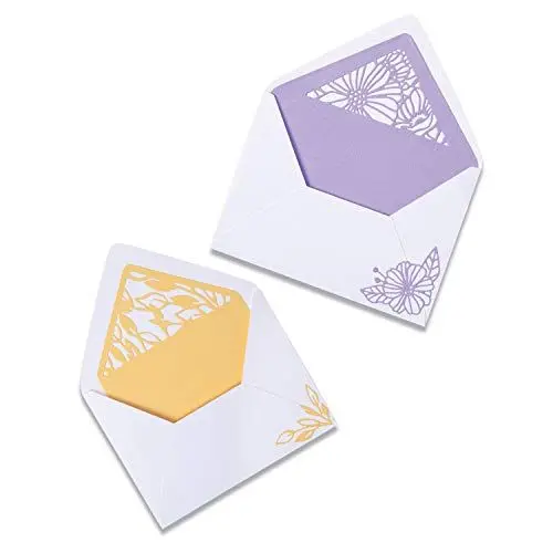 Produktbild: Sizzix Thinlits Stanzschablonen 6PK Zarte Umschlag-Liner von Olivia Rose, 665176, Mehrfarbig, Einheitsgröße