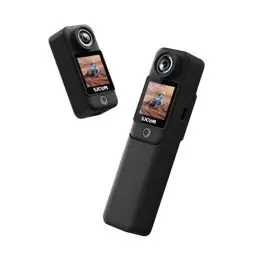 Produktbild: SJCAM C300 Action Kamera 4K30fps, 1.33'' Dual Touchscreen Sportkamera, 2.4G/5G Dual WiFi 20MP Helmkamera, 6-axis EIS Unterwasserkamera 30m Wasserdicht mit 2800+1000mAh Dual Akku (Black C300)