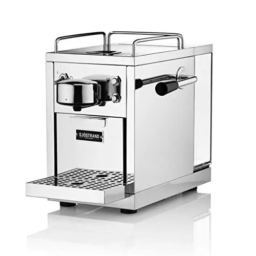 Produktbild: Sjöstrand The Original Espressomaschine - Nespresso-kompatibel, Edelstahlgehäuse, Skandinavisches Design