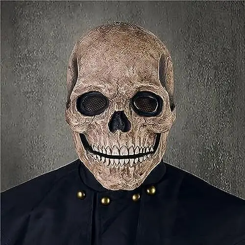 Produktbild: SK MISS Halloween Maske, Halloween Mask für Erwachsene, Scary Evil Masken, Latex Cosplay Masken Party Requisiten