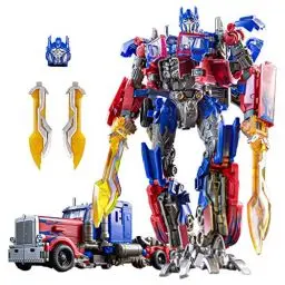 Produktbild: SK MISS Transforming Figur Spielzeug, Deformation Roboter Spielzeug Car, Action Figuren mit Extra Austauschbaren Kopf für Kinder 7+