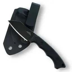 Produktbild: SK Wild Ones® Neck Knife Messer - Outdoor Neckknife Survival - Gürtelclip Messer feststehende Klinge - Gürtelmesser mit G10 Griff - EDC Messer Outdoor Messer - Sheepfoot - 420 HC Edelstahl Heidrun
