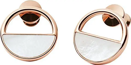 Produktbild: Skagen Damen-Edelstahl-Ohrringe mit Pfostenverschluss, rund