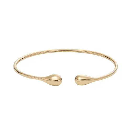 Produktbild: Skagen Damenarmband Liquid Metal Gold-Ton Edelstahl Flex Cuff Armband, SKJ1770710