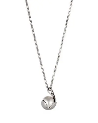 Produktbild: Skagen Edelstahl-Halskette, Karabinerverschluss, Perle