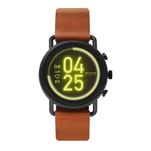 Produktbild: Skagen Herrenuhr-Smartwatch, Falster 3 Edelstahl-Touchscreen-Smartwatch mit Lautsprecher, Herzfrequenz-, NFC- und Smartphone-BenachrichtigunGen SKT5201