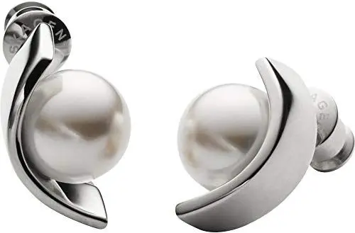 Produktbild: Skagen Ohrringe Für Frauen Agnethe, 15,3 mm X 5,5 mm Silberne Edelstahl-Ohrringe, SKJ0736040