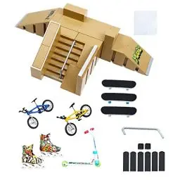 Produktbild: Skate Park Kit Rampenteile für Tech Deck Fingerboard 3 Mini Finger Skateboard 2 Fingerbike Griffbretter Ultimative Parks Roller Schlittschuhe