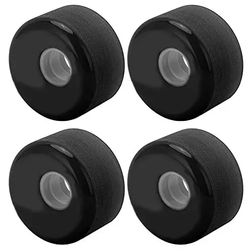 Produktbild: Skateboard Rollen, 4 Stück Longboard Rollen Cruiser Rollen 80A Longboard Rollen 70mm Skateboard Ersatzrollen(Schwarz) Elektroroller