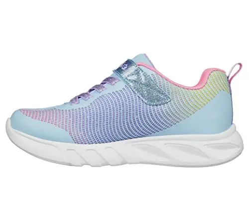 Produktbild: Skechers 303700L LBMT Sneaker, Light Blue Synthetic/Multi Trim, 28 EU