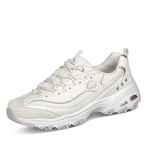 Produktbild: Skechers Damen Sneakers, Weißer Duraleather Lavendelbesatz, 38 EU