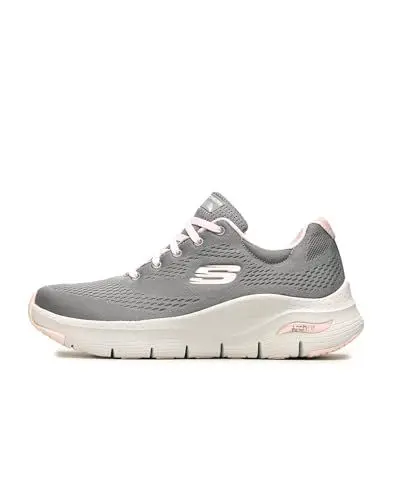 Produktbild: Skechers Damen Arch Fit Big Appeal sneakers, Grau Gray Knit Mesh Pink Trim Gypk, 41 EU