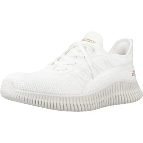 Produktbild: Skechers Damen Sneakers, Cremefarbener Strick-Synthetikbesatz, 40 EU