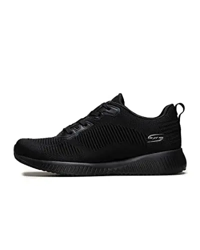 Produktbild: Skechers Damen BOBS Squad Tough Talk Sneaker, Black Engineered Knit/Trim, 39 EU