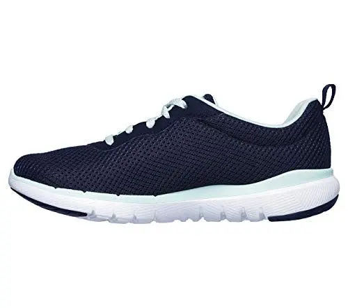Produktbild: Skechers Damen Flex Appeal 3.0 First Insight Sneaker, Navy Mesh Aqua Trim, 38 EU
