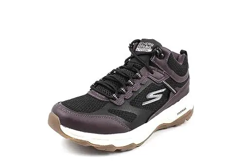 Produktbild: Skechers Damen GO Run Trail Altitude Highly Elevated Wanderschuh, Black Leather/Purple Trim, 37 EU