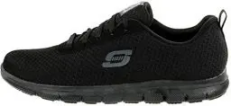 Produktbild: Skechers Damen Ghenter Bronaugh Sneaker, Black Mesh Water And Stain Repellent Treatmen, 38 EU