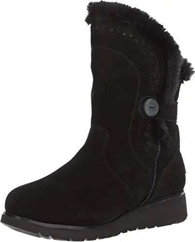 Produktbild: Skechers Damen Keepsakes Wedge Cozy Peak Halblange Stiefel, Schwarz, 36 EU