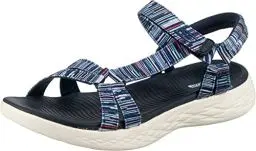 Produktbild: Skechers Damen ON-The-GO 600 Electric Sandalen, Navy/Multi Textile, 39 EU