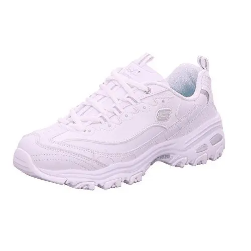 Produktbild: Skechers Damen Skechers D'lites Fresh Start 11931-wsl Sneaker, Weiß Silberfarben, 39 EU