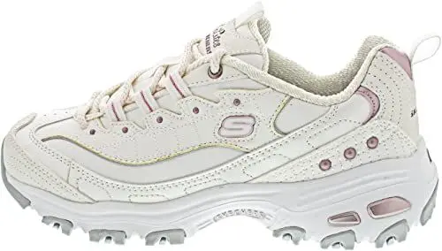 Produktbild: Skechers Damen Sneakers, White Duraleather/Lavender Trim, 37.5 EU