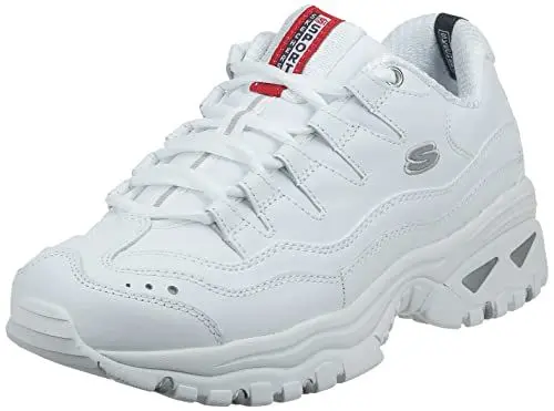 Produktbild: Skechers Damen Sport - Energy Sneaker, White Smooth Leather Millennium Trim L, 39 EU