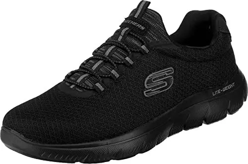 Produktbild: Skechers Damen Summits Sneaker, Black Mesh Trim, 40 EU