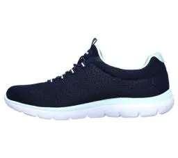 Produktbild: Skechers Damen Summits Sneaker, Navy Mesh Aqua Trim, 40 EU
