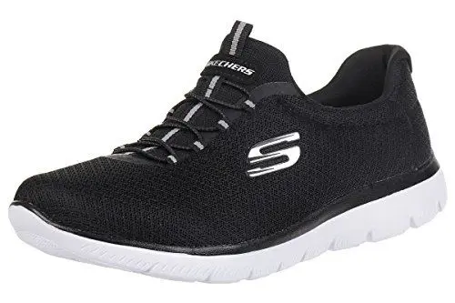 Produktbild: Skechers Damen Summits Sneaker, Black White, 37.5 EU