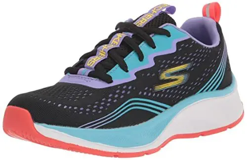 Produktbild: Skechers Elite Sport Pro Radiant Squad Sneaker, Schwarzes Netz mit Mehreren Ziernähten, 36 EU