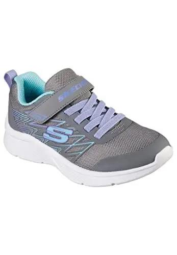 Produktbild: Skechers MICROSPEC-Bold Delight 302468L/GRY Mädchen Klettverschluss/Slipper Halbschuh, Größe 31