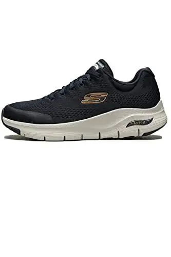 Produktbild: Skechers Herren Arch Fit Sneaker, Navy Textile Synthetic Trim, 43 EU