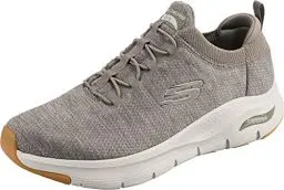 Produktbild: Skechers Herren Arch Fit Waveport Sneaker, Taupe Mesh Trim, 42 EU