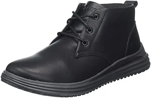 Produktbild: Skechers Herren Brogues, Schwarzes Leder, 41 EU