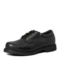 Produktbild: Skechers Herren Cottonwood Elks Oxfords, Black Leather, 42.5 EU