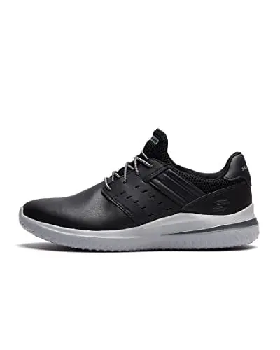 Produktbild: Skechers Herren Delson 3.0 Ezra Sneaker, Black Leather, 44 EU