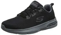 Produktbild: Skechers Herren Dyna-air Sneaker, Schwarz Black Mesh Charcoal Trim Bkcc, 45 EU